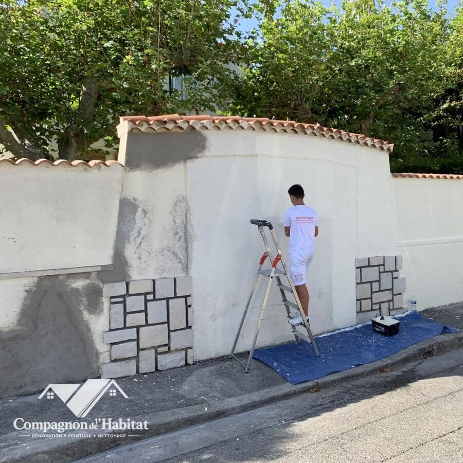 Façade / peinture extérieure à Pessac - Compagnon de l'Habitat