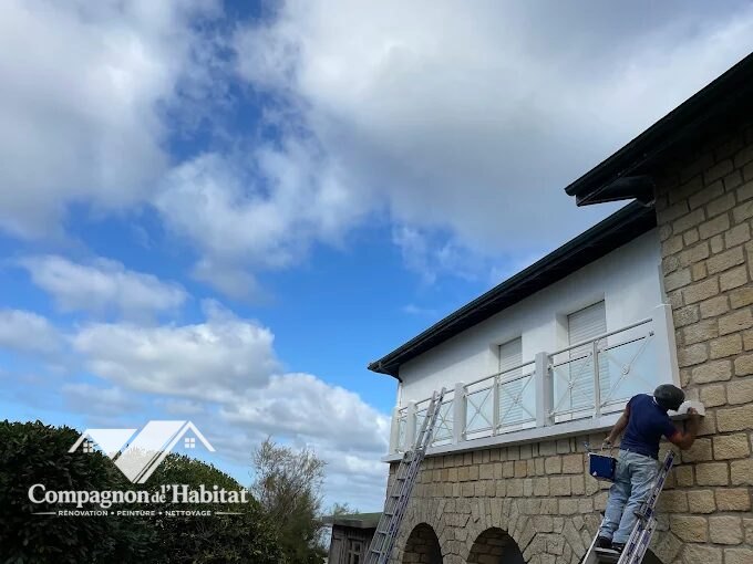 Peinture façade à Pessac - Compagnon de l'Habitat